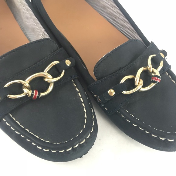 Tommy Hilfiger Shoes - Tommy Hilfiger navy blue boat shoe loafers